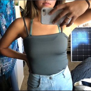 Gray Tank Top